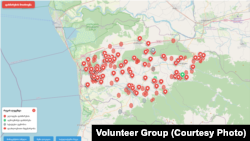 მოხალისეების შექმნილი რუკა