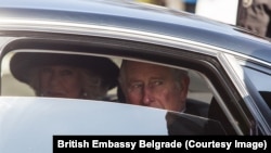 Čarls sa suprugom Kamilom u Beogradu, mart 2016. godine