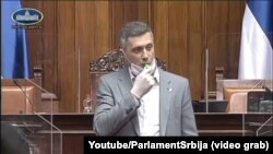 Boško Obradović u Skupštini Srbije