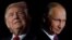 Дональд Трамп и Владимир Путин (коллаж)