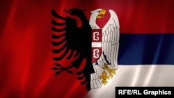 Orao albanske i orao srpske zastave