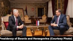 Dragan Čović, predsjednik HDZ BiH i Milorad Dodik, član Predsjedništva BiH