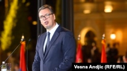  Aleksandar Vučić, predsjednik Srbije u Beogradu 15. 9. 2021.