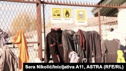 Detalj iz kampa u kojem su do nedavno boravili vijetnamski radnici