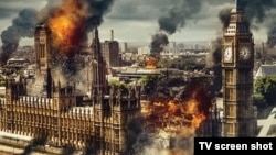 Кадр из кинофильма "Падение Лондона". Принесет ли будущее подобные катастрофы – или окажется более спокойным?