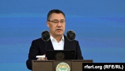 Кыргызстандын президенти Садыр Жапаров. 
