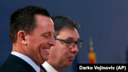 Razgovori o železničkom saobraćaju najavljeni tokom susreta američkog posrednika Ričarda Grenela i predsednika Srbije Aleksandra Vučića, u petak, 24. januara u Beogradu.