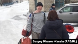 Ильдар Дадин после освобождения из ИК-5 в Рубцовске