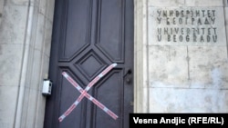 Zgrada Rektorata je već deset dana pod studentskom blokadom