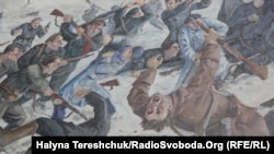 "Бой под Крутами", фрагмент картины Александра Климко. Столкновение между большевистскими войсками и частями Украинской народной республики в январе 1918 года у Крут под Киевом часто описывается как один из примеров борьбы за независимость Украины против власти Москвы 