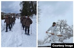 სამაშველო ოპერაციაში ჩართული სამხედროების ფოტოებს თავდაცვის სამინისტრო ავრცელებს