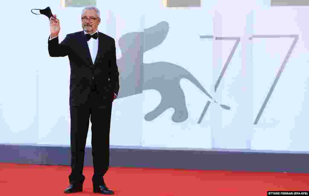 Predsjednik Bijenala u Veneciji Roberto Cicutto dolazi na projekciju filma “Lacci”, 2. septembar, 2020.