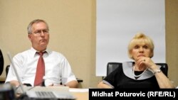 Milenko Voćkić i Fadila Memišević na promociji projekta, foto: Midhat Poturović