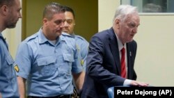 Ratko Mladić u sudnici Haškog tribunala