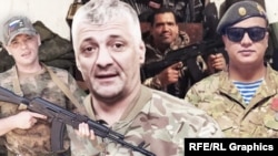 უცხოური დაქირავებულები უკრაინაში -კოლაჟი. მარცხნიდან მარჯვნივ: ვლადო სტანიჩი, დავორ სავიჩიჩი, კხადკა რამჩარდა, პახარი პრაკაში