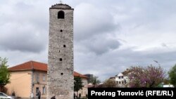 Sahat kula, jedan od simbola Podgorice (jul 2019)