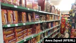 Supermarket u Gračanici, 2. decembra 2018.