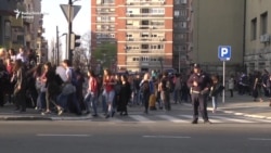 Protest učenika zbog uhapšenog školskog druga