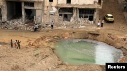 Наслідок авіаудару по Алеппо, 23 вересня 2016 року