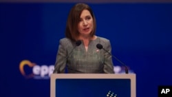 Predsjednica Moldavije Maia Sandu: "Ono što Moskva želi, svi razumijemo." 