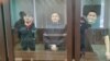 Альберт Тагиров, Вилюр Сагадиев и Айнур Каримов (слева направо) в суде