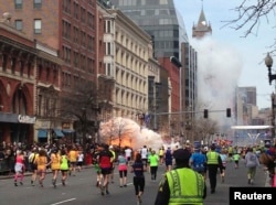 Взрывы произошли на финише марафона