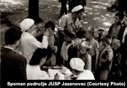 Popisivanje djece odvojene od roditelja u logoru Stara Gradiška