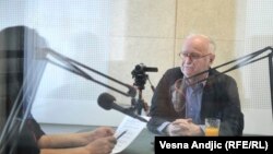 Žarko Korać u razgovoru sa novinarkom RSE Brankom Trivić, april 2016.