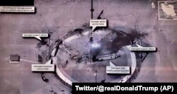 ირანის კოსმოსური ცენტრის სატელიტური ფოტო, რომელიც 2019 წლის 29 აგვისტოს დონალდ ტრამპმა ტვიტერზე გამოაქვეყნა.