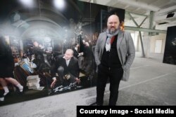 Андрей Дурейка, білоруський художник, фото з Facebook (автор Валерій Милосердов)