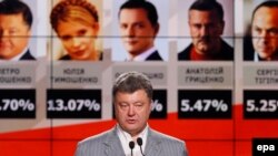 Петро Порошенко під час президентської кампанії в травні 2014 року