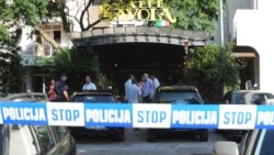 Crnogorska policija na mjestu ubistva vođe klana, Bar, fotoarhiv