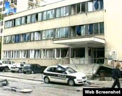 Policijska stanica u Bugojnu nakon napada, juni 2010.