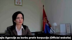 Tatjana Babić, foto sa zvaničnog sajta Agencije za borbu protiv korpucije