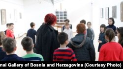 Djeca sa upoznavaju sa djelima bh. slikara
