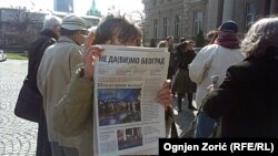 Protest inicijative "Ne da(vi)mo Beograd, 16.03.2015.