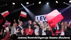 Lideri i poklonici poljske Ljevice