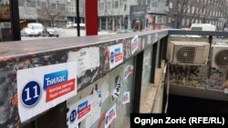 Beogradski zidovi, haustori, ceo grad je postao mesto za predizborne poruke