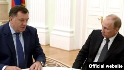 "Dodik od svih aktera najviše zavisan od Rusije": Milorad Dodik i Vladimir Putin