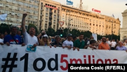 Sa protestne šetnje ulicama Beograda