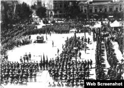 წითელი არმია თბილისში. 1921 წ. 25 თებერვალი