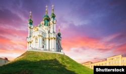 Андріївська церква в Києві, яку передають в безоплатне користування Вселенському патріархату. Церква збудована в 1747–1762 роках