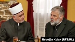 Reis Husein ef. Kavazović i vladika Grigorije, Trebinje, 2016.