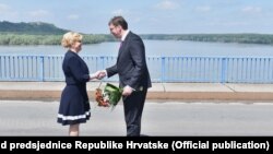 Kolinda Grabar Kitarović i Aleksandar Vučić