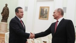 Ivica Dačić, šef diplomatije Srbije, i Vladimir Putin, predsednik Rusije, susret u Moskvi 19. decembar 2017.