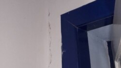 Šteta unutar zgrade u Nevesinju