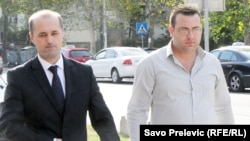 Ministar Suad Numanović i njegov vozač Edin Hamzić, foto: Savo Prelević