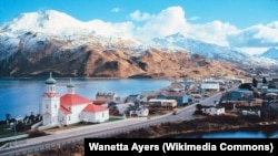 Grad Unalaska na Aljasci u kojoj živi oko 1.300 Ukrajinaca.