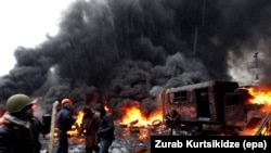 Demonstranti se sukobljavaju s policajcima 22. januara.