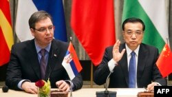 Aleksandar Vučić i Li Kećijang